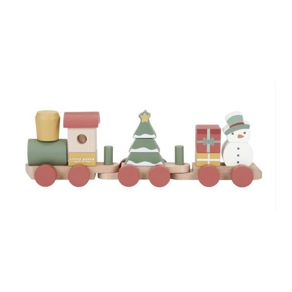 Tren Apilable Navidad Little Dutch