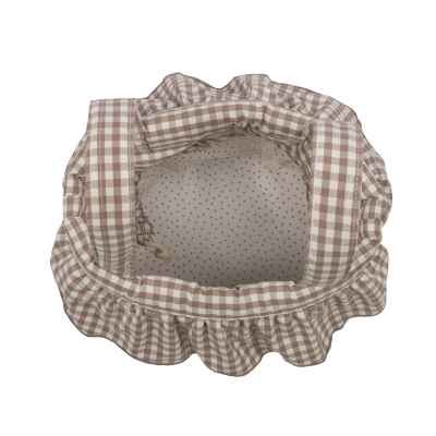 Bolso Bucket Praliné Vichy Matcha