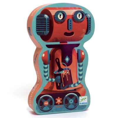 Puzzle Silueta Bob el robot