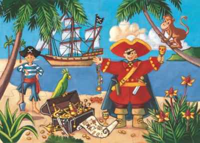 Puzzle Silueta El Pirata