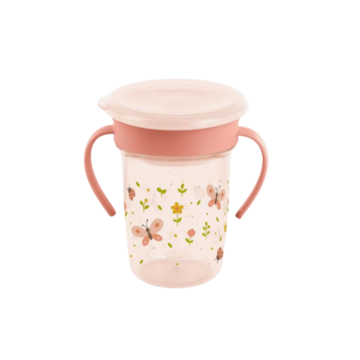Vaso de Aprendizaje Sippy Cup 360 Butterfly