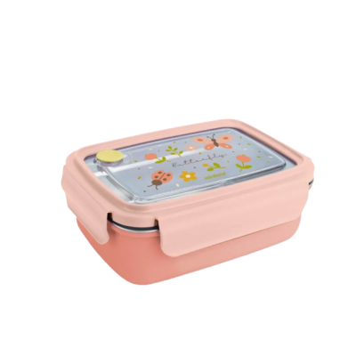 Steel Lunchbox Butterfly