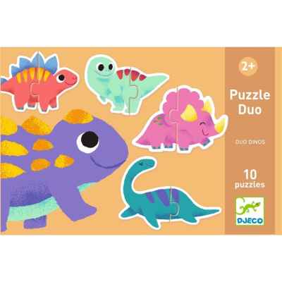 Educativos Puzzle Dúo Dinos