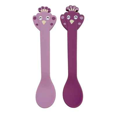 Pack 2 Cucharas Silicona Peacock