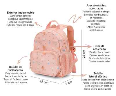 Mochila Infantil Mouse Fairies
