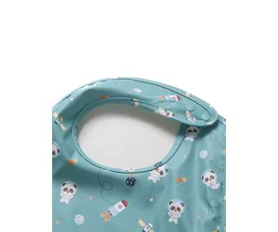 Babero Impermeable Pandas in Space