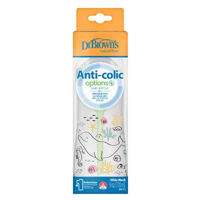 Biberones Anticólicos Nature World Total Deco 270ml Nivel 1 Boca Ancha 0m+