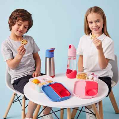 Fiambrera infantil mediana   mini lunchbox - flamingo fizz