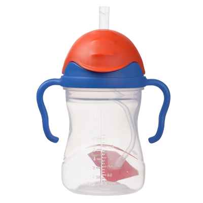 Taza con pajita flexible con pesa - Superman