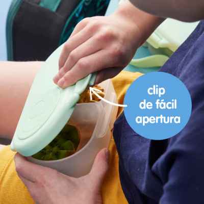 Fiambrera infantil pequeña   snackbox - flamingo fizz