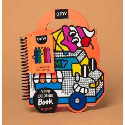 Libro Omy Con Pinturas Y Pegatinas Yummy