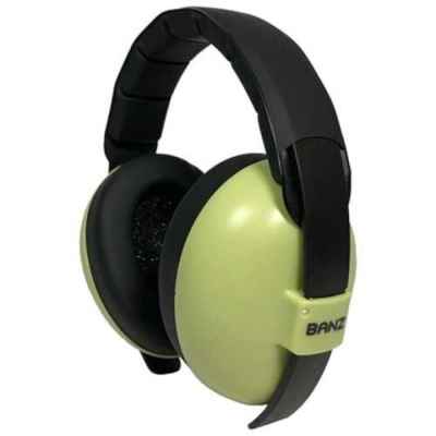 Cascos Banz Anti Ruido Verde Lima Baby