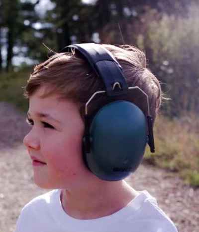 Cascos Banz Anti Ruido Dark Green Kidz+3