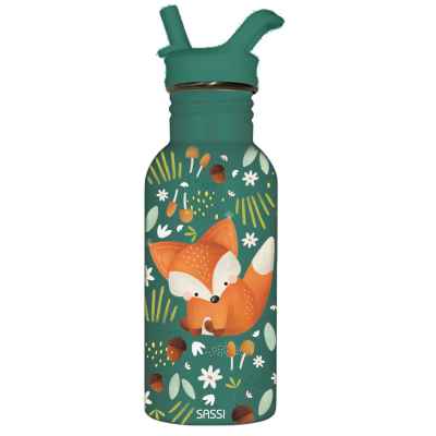 Botella de acero inoxidable de 500 ml - Crunchy El Zorro