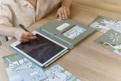 Tablet De Dibujo Verde Safari Friends