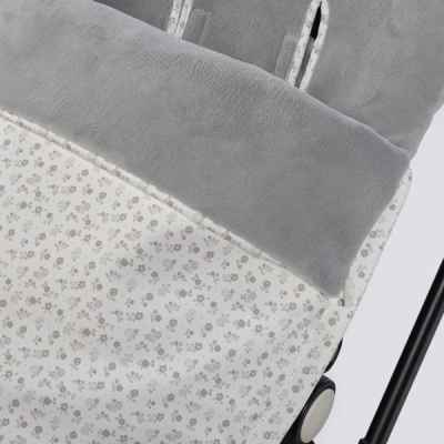Saco Silla Invierno Little Bloom Flor Gris Tog 3,5