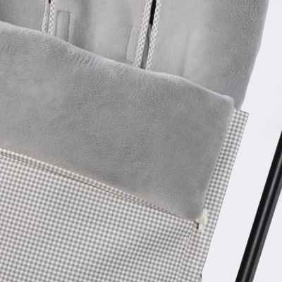 Saco Silla Invierno Little Bloom Vichy Gris Tog 3,5