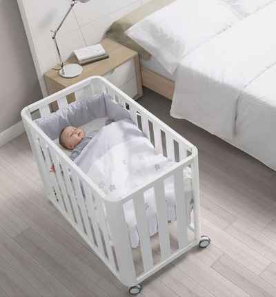 Minicuna DOCO Sleeping 90x50 Blanco Sin Colchón