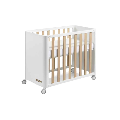 Minicuna DOCO Style 90x50 Blanco/Madera Sin Colchón