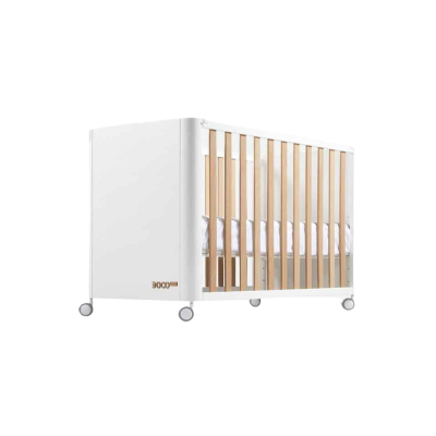 Cuna DOCO Style 120x60 Blanco/Madera Sin Colchón