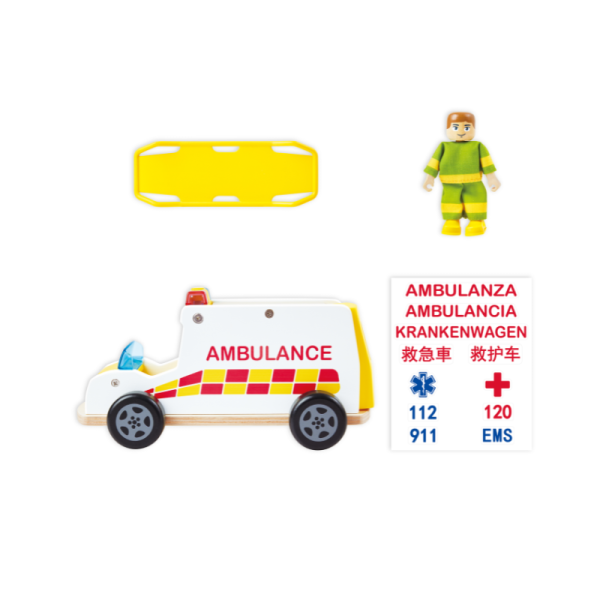 Ambulancia de Juguete de Respuesta Rápida