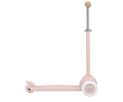 Patinete Banwood Eco Scooter + Cesta Pin & Ride Faded Pink + Pines Magia