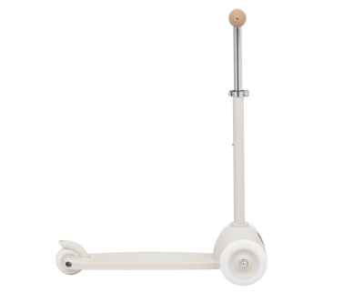 Patinete Banwood Eco Scooter + Cesta Pin & Ride Faded Ivory+ Pines Flores