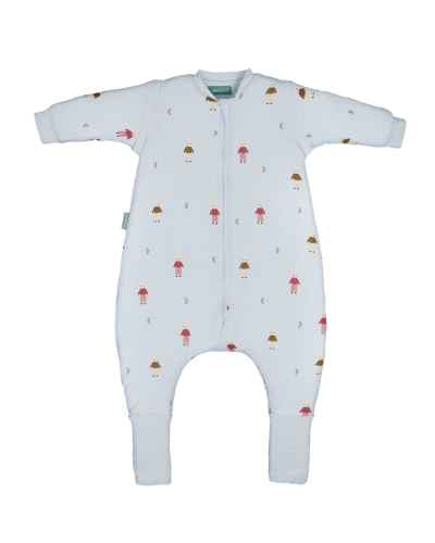 Pijama manta con mangas y calcetines antideslizantes - Sleepy Bunnies - TOG 2.5