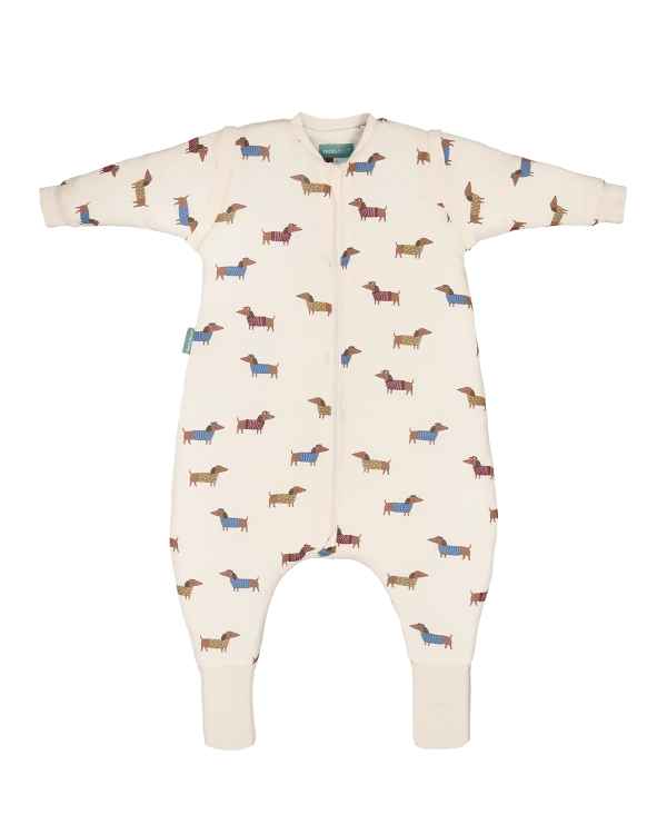 Pijama manta con mangas y calcetines antideslizantes - Fancy Teckels - TOG 2.5