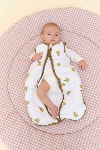 Saco de dormir bebé - Muselina de bambú - Apples - TOG 2.5 NewBorn