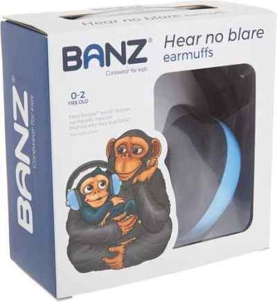 Cascos Banz Anti Ruido Baby Blue Sky