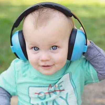 Cascos Banz Anti Ruido Baby Blue Sky