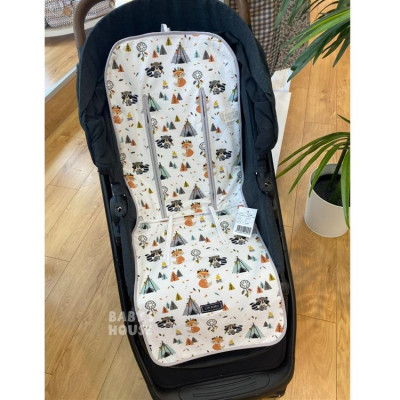 Colchoneta Silla Estrecha Mapache Gris de Rosy Fuentes