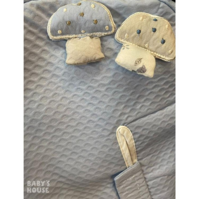 Colchoneta Silla Estrecha Bambi Azul de Rosy Fuentes