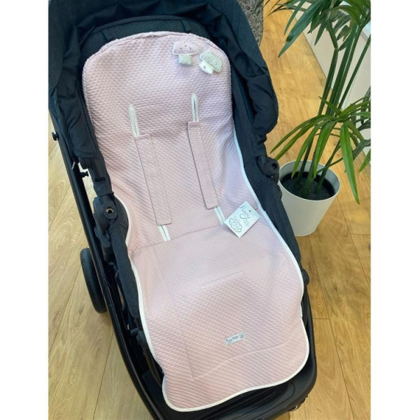 Colchoneta Silla Estrecha Bambi Rosa de Rosy Fuentes