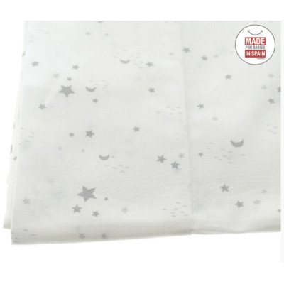 Sabana Cuna 3 Pcs (Cuna 60) 100x165x1 Cm Sky Gris