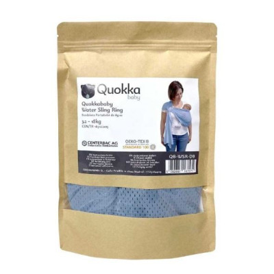 Bandolera portabebes de rejilla Quokkababy Denim