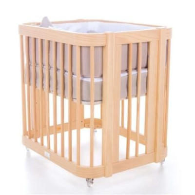 Minicuna, cuna y cama todo en uno (4en1) CREA TRE Madera de Alondra