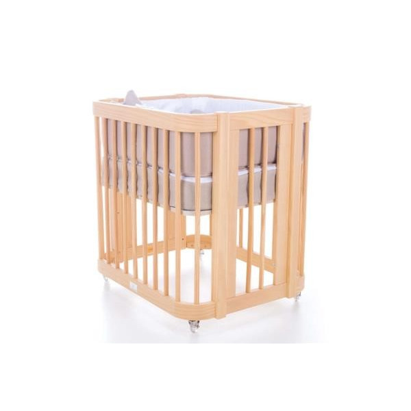 Minicuna, cuna y cama todo en uno (4en1) CREA TRE Madera de Alondra
