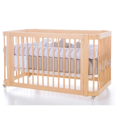 Minicuna, cuna y cama todo en uno (4en1) CREA TRE Madera de Alondra