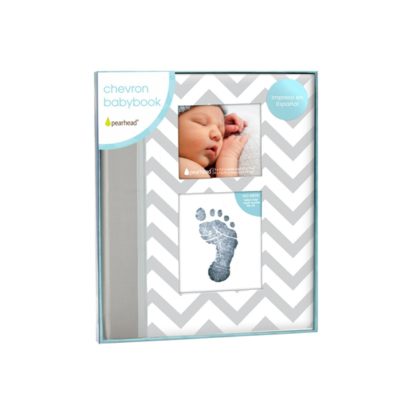 Libro Bebe Chevron Gris Pearhead