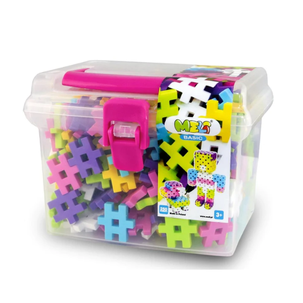Juego de Construcción Meli Basic Pastel Travel Box 250