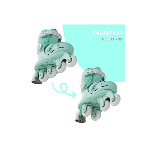 Patines Twista Verde T.30-34 Yvolution