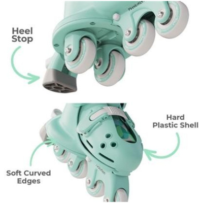 Patines Twista Verde T.30-34 Yvolution
