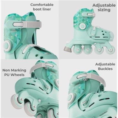 Patines Twista Verde T.23-28 Yvolution