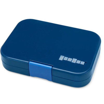 Fiambrera Yumbox Panino 4 secciones - Monte Carlo Blue Race Cars