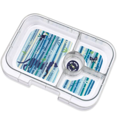 Fiambrera Yumbox Panino 4 secciones - Hazy Blue Panther