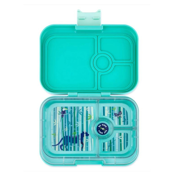 Fiambrera Yumbox Panino 4 secciones - Tropical Aqua Panther