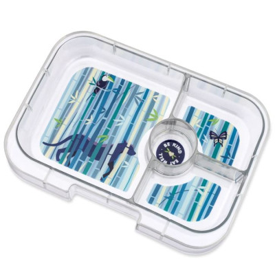 Fiambrera Yumbox Panino 4 secciones - Tropical Aqua Panther