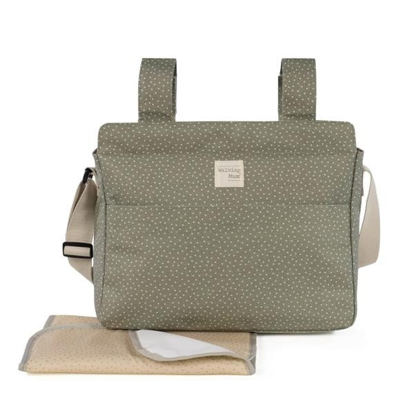 Bolsa Canastilla Topitos Poppy Musgo